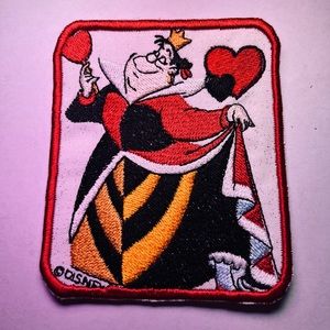 Queen of hearts Alice in wonderland Disney iron on patch